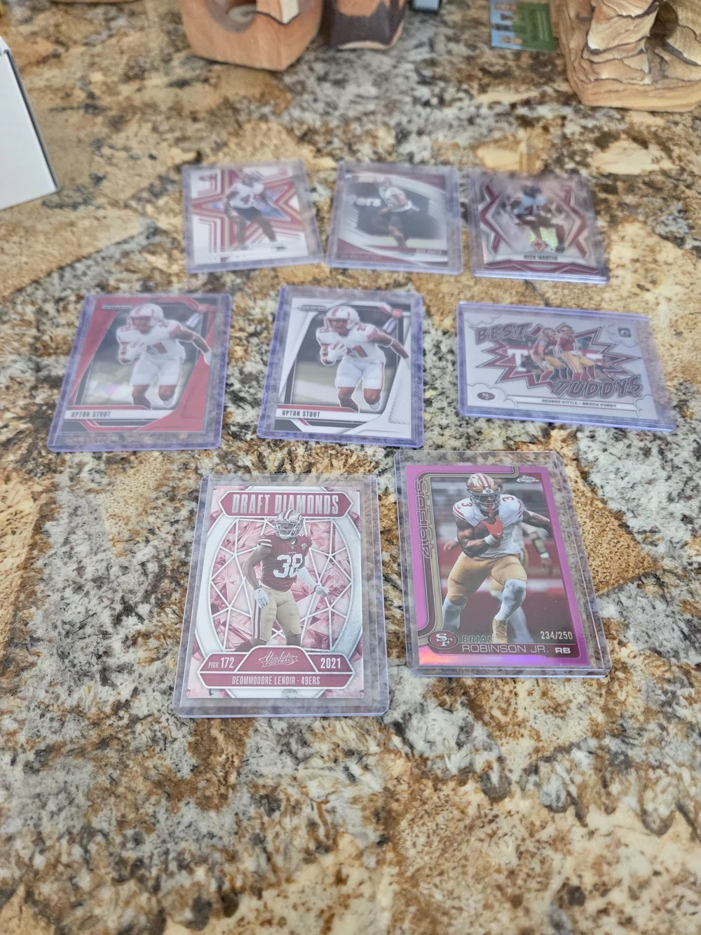 100 Assorted San Francisco 49ers Football Card Lot - Panini And Topps- 2025-2026
